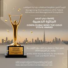 Recognizing  the Excellence of its Talent Attraction and Management Ecosystem GDRFA Dubai Wins Gold 